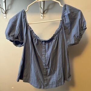 American Eagle Button Down Crop